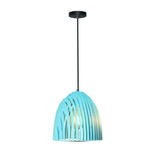 Luster na sajli 1xE27/60W/230V plava