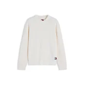 Tommy Jeans Pulover naravno bela