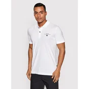 Napapijri Polo majica Elbas Jersey NP0A4GB4 Bela Regular Fit