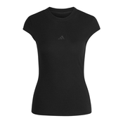Adidas Ženska majica W Coq Tee Black JZ0278, Okrugli izrez, Crna