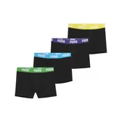 Mens Puma Boxers (4-Pack), Black, Size 6, Clothing