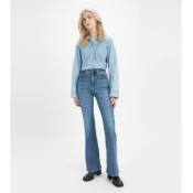 Levis for woman. A3410-0026 Flared high-waist jeans 726 blue (25/30), Casual, Cotton, Denim