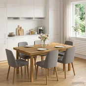 vidaXL Pravokotna miza 70 x 60 x 3,2 cm Pravokotna Masiven les akacije