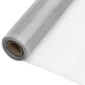 Vidaxl Aluminijasta mreža 112x1000 cm srebrna