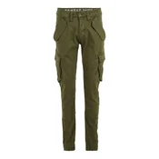 ALPHA INDUSTRIES Kargo hlače Combat, zelena