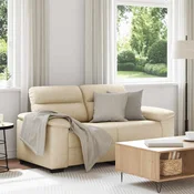 Dvosjed Kauc Krem 160x81x84 cm Tkanina