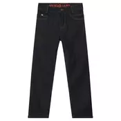 HUGO Jeans hlače G00983 S Mornarsko modra Regular Fit