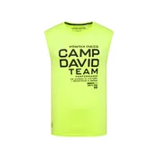 CAMP DAVID Majica neonsko rumena/črna