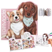 shumee Ustvarjalni komplet Sketchbook Pobarvanka Doggy Dogs, Top Model