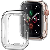 GS TPU ovitek za Apple Watch 7/8/9 45 mm, prozoren