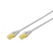 CAT 6A U-UTP patch cord, Cu, LSZH AWG 26/7, length 1 m, color grey