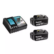 Set 2 x BL1850B akumulator 18V 5,0Ah LXT + punjac DC18RC Makita