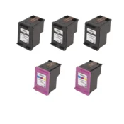TiskajPoceni kartuša kompatibilna za HP 652 komplet 3x črna/black XL + 2x HP 652 barvna XL !