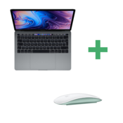 APPLE MacBook Pro Touch Bar 13 2019 Core i5 2,4 Ghz 8 Go 256 Go SSD Srebro + Magic Mouse Zelena, (21128928)
