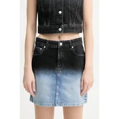 Bombažno krilo iz jeansa Moschino Jeans