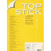 Etikete TOPSTICK 17,8X10 A4/270 1/100