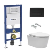 KOGEDBRE1010D50B SAT Brevis wc školjka s kompletom Geberit Duofix 458.103.00.1 Delta50
