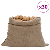Jutene vrece 30 kom 100 x 110 cm 100 % juta 220 g/m2