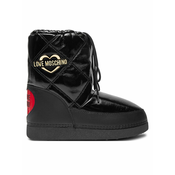 LOVE MOSCHINO Škornji za sneg JA24982G0LEB1000 Črna