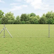 Stup za ogradu Srebrno 25 x 0,8 m (60 x 60 mm mreža) Celik