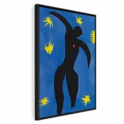 Slika - Henri Matisse – Icarus (from Jazz) 40x60 U crnom drvenom okviru