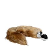 Metalni Butt Plug sa Repom Ouch! Fox