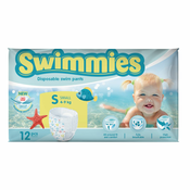 Swimmies plavalne plenice za enkratno uporabo S 4-9 kg 12/1 12 kos