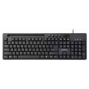 KB-UM-108 Gembird Multimedijalna tastatura US layout black USB sa drzacem za telefon