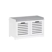 SoBuy SoBuy stojalo za čevlje, klop za čevlje, omara za čevlje s klopjo FSR23-II-W, (22108559)