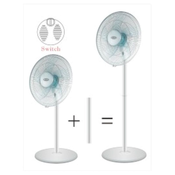 BE COOL BE COOL stojalo in namizni ventilator 40 cm bele barve, (21001113)