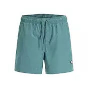 JACK & JONES Kratke kopalne hlače JPSTMAUI TROPIC  smaragd