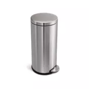 Simplehuman koš za odpadke, 30 L, mat jeklo