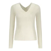 GUESS JEANS WOMEN'S WHITE SWEATER