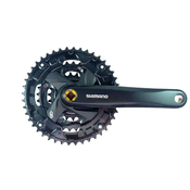 Shimano Acera FC-M371 3x9 48/36/26z 175mm ročice brez pokrova črna originalno pakiranje