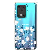 TPU gel ovitek/etui/ovitek Blue Flower za Samsung Galaxy S20 Ultra