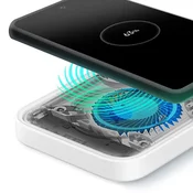 Samsung Samsung Wireless Charger Duo indukcijski polnilnik 15 W + omrežni polnilnik in kabel - bel