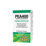 Natural Factors – PEA400 Palmitoiletanolamid, 90 rastlinskih kapsul