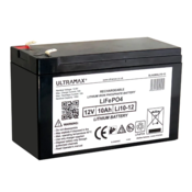 UltraMax LiFePO4 Li-ion akumulator SLAUMXLI10-12 • 12V 10Ah • LiFePo4 • DXŠXV: 98x65x151 | F2