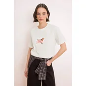Trendyol Milla Ženska majica TWOSS26TS00123, Bela
