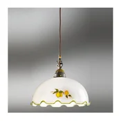 Kolarz 731.30.116 - Luster na sajli NONNA 1xE27/75W/230V pr. 20 cm limunasto žuta