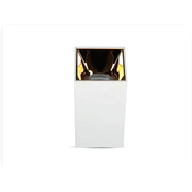V-TAC Svjetiljka GU10 nadgradna kvadratna, bijela + ružicasto-zlatna