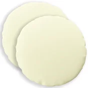 Vidaxl Prevleka za blazino 2 kos HEERLEN Krem Premer 30 cm Poliester