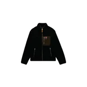 Superdry & Co Jopa iz flisa VINTAGE RETRO oliva/črna