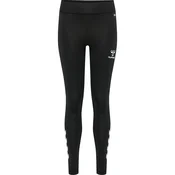 Hummel Sportske hlače  crna / bijela