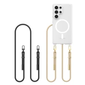 OVITEK TECH-PROTECT FLEXAIR CHAIN MAGSAFE GALAXY S25 ULTRA BLACK & TAUPE