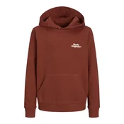 JACK & JONES JUNIOR Dukserica za decake 12274622, Bordo