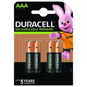Duracell 800 mAh AAA polnilne baterije 4 kos