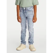 Calvin Klein Jeans Traperice IB0IB02475 Plava Slim Fit