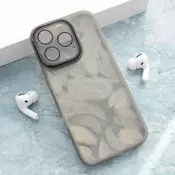 Maska Glitter Feather za iPhone 16 Pro Max crna