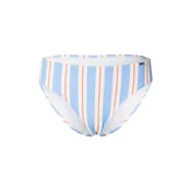 Lindex Bikini hlačke Bella svetlo modra / temno oranžna / bela